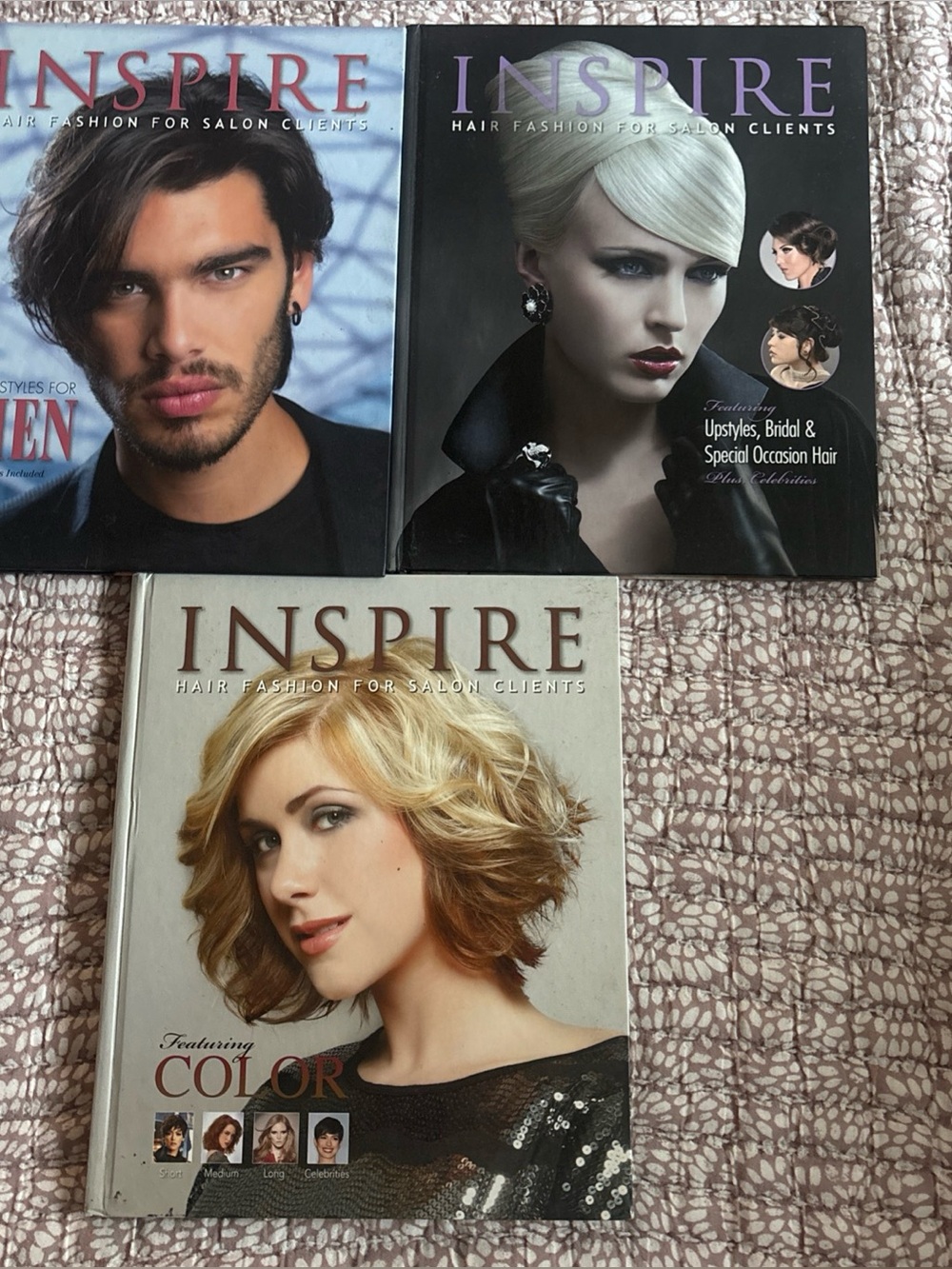 Lot of 3 INSPIRE Hair Fashion for Salon Clients Books Volumes 78 88 92